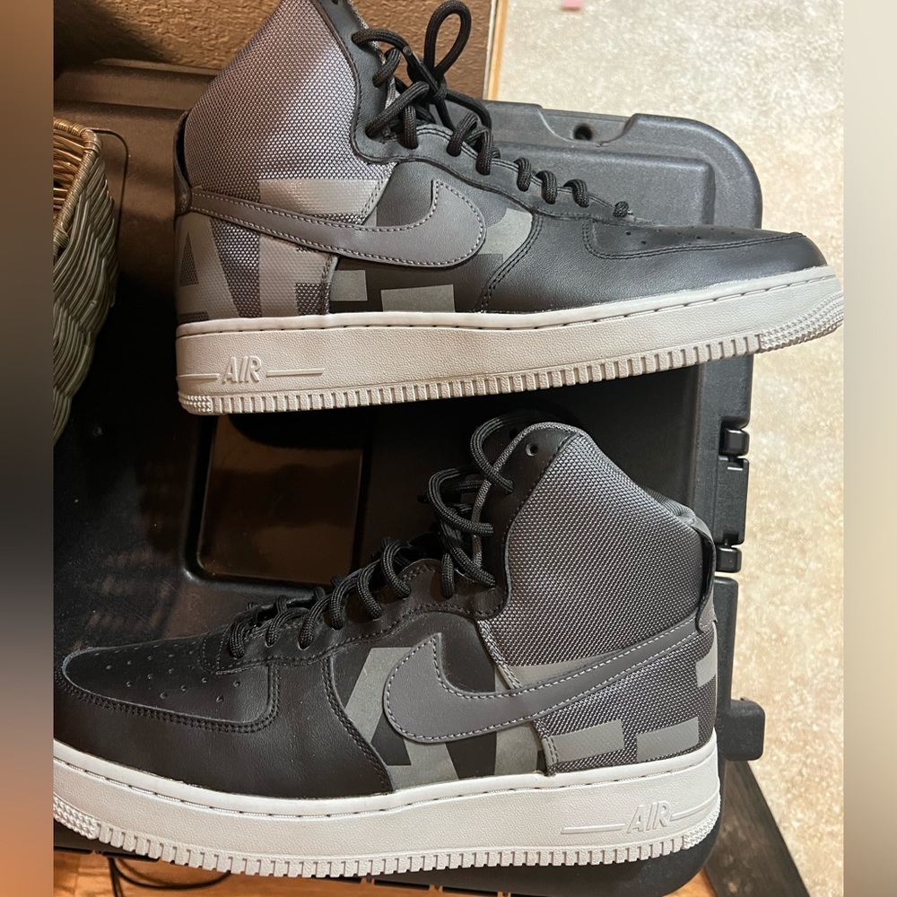Grey Air Force ones